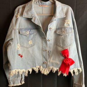 Custom “GIRL BOSS” denim jacket